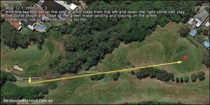 Bardwell Valley Golf Course Information, Hole 13, 377 metres, Par 4