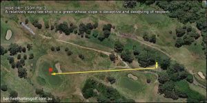 Bardwell Valley Golf Course Information, Hole 14, 150 metres, Par 3