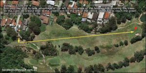 Bardwell Valley Golf Course Information, Hole 2, 332 metres, Par 4