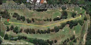 Bardwell Valley Golf Course Information, Hole 4, 375 metres, Par 4