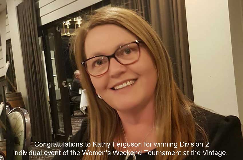 Kathy Ferguson for winning Division 2 individual event